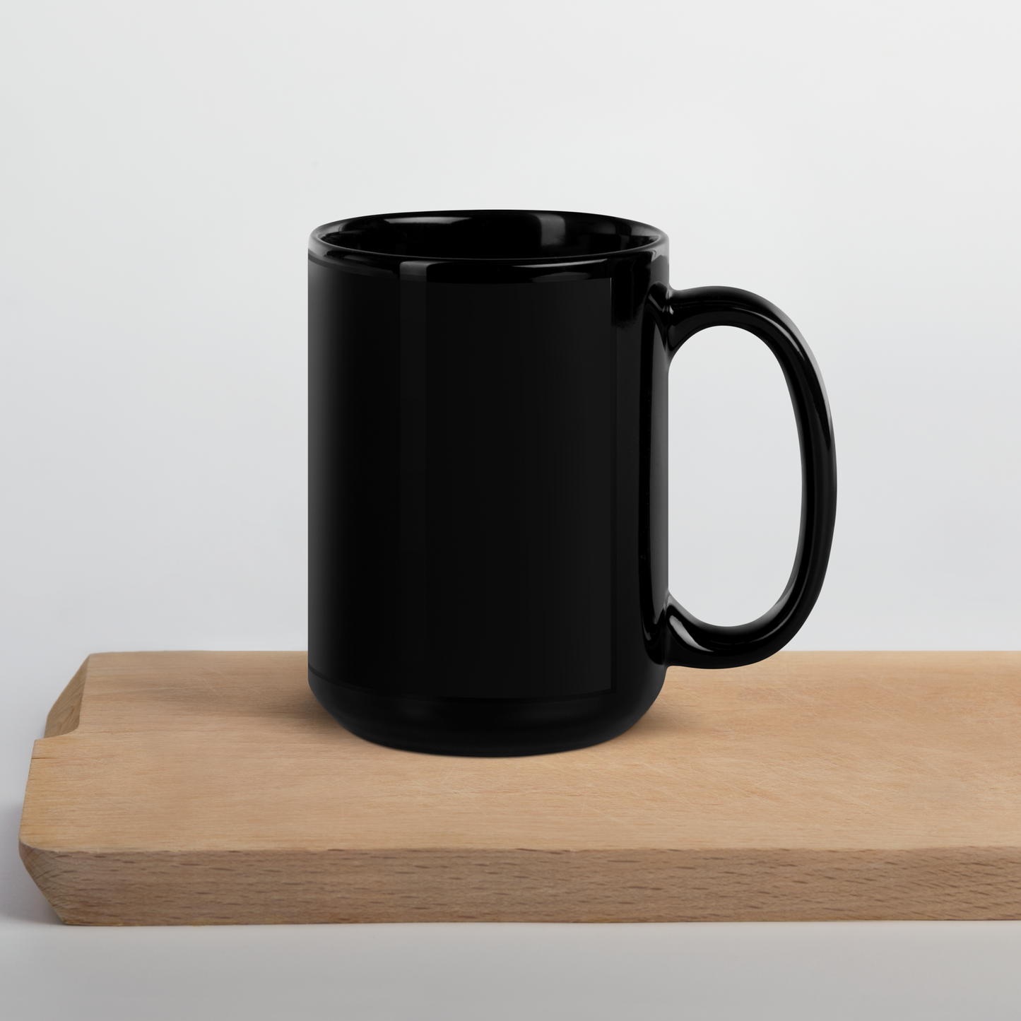 The Empire Provides Black Glossy Mug