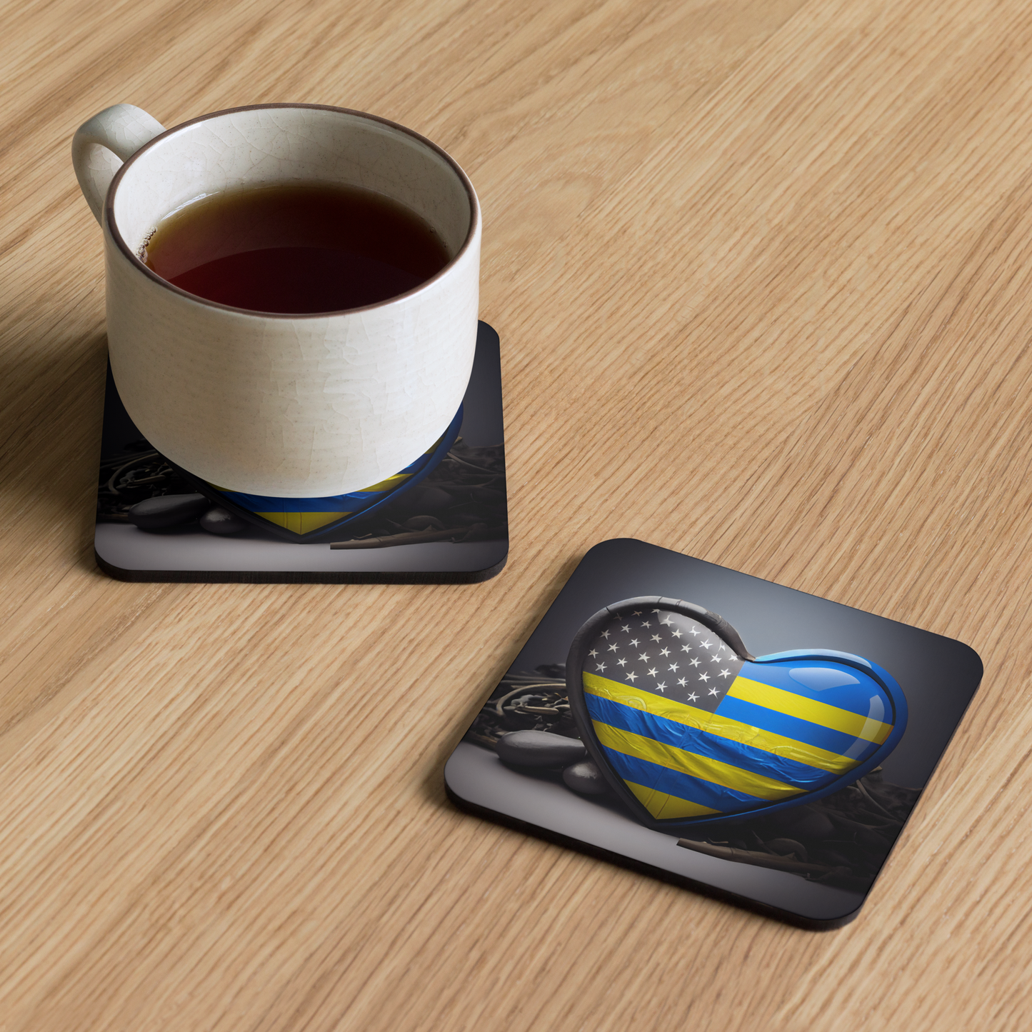 Ukraine Cork-back coaster
