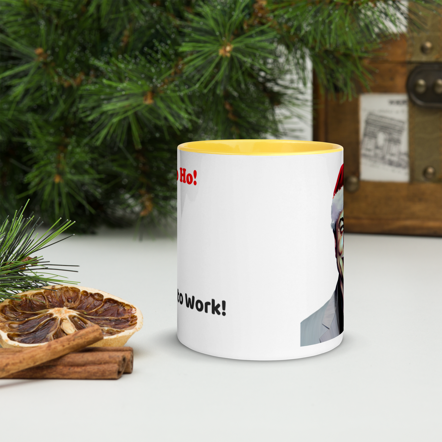 Santa Musk Mug with Color Inside