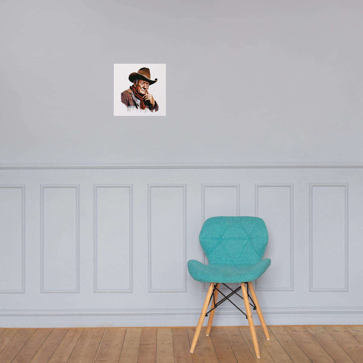 John Wayne Picker Photo paper poster