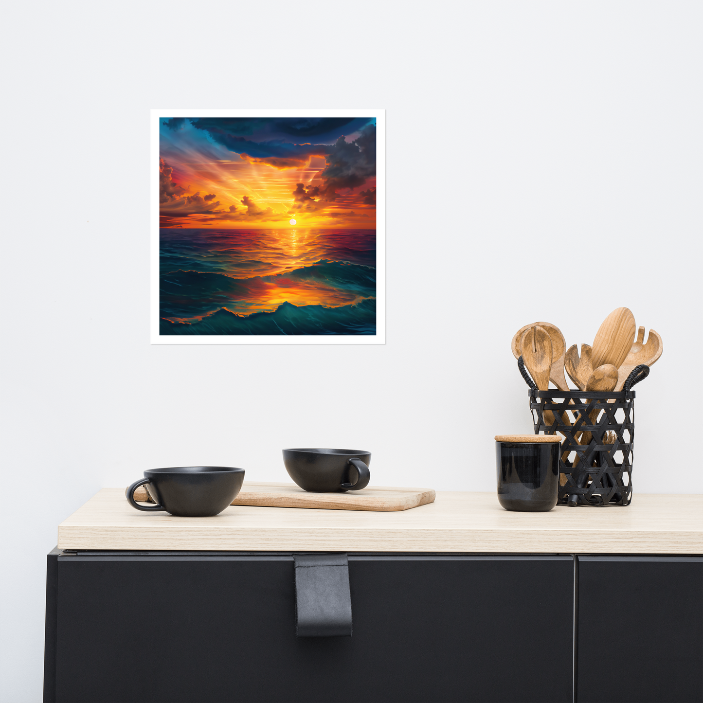 Caribbean Sunset Photo paper poster