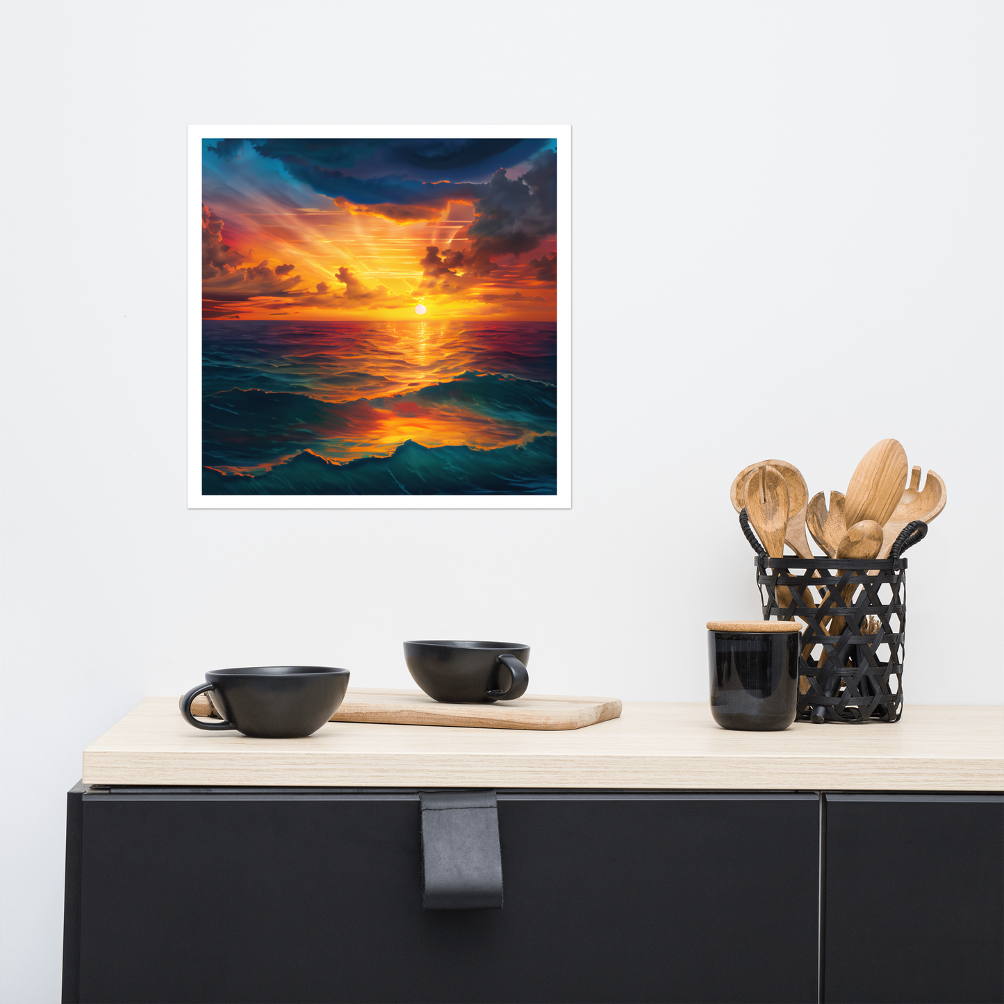 Caribbean Sunset Photo paper poster