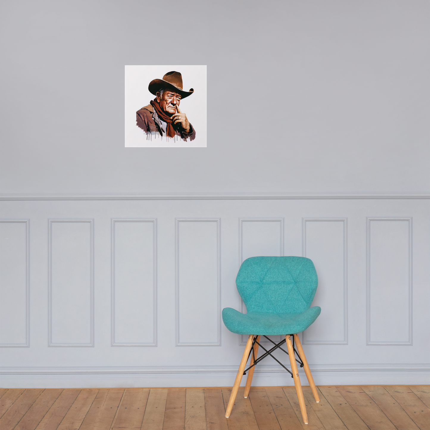 John Wayne Picker Photo paper poster