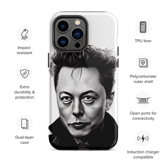 Unique Elon Musk Tough iPhone case