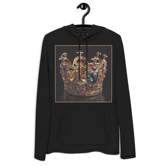 King's Crown 1 Customizable Unisex Lightweight Hoodie