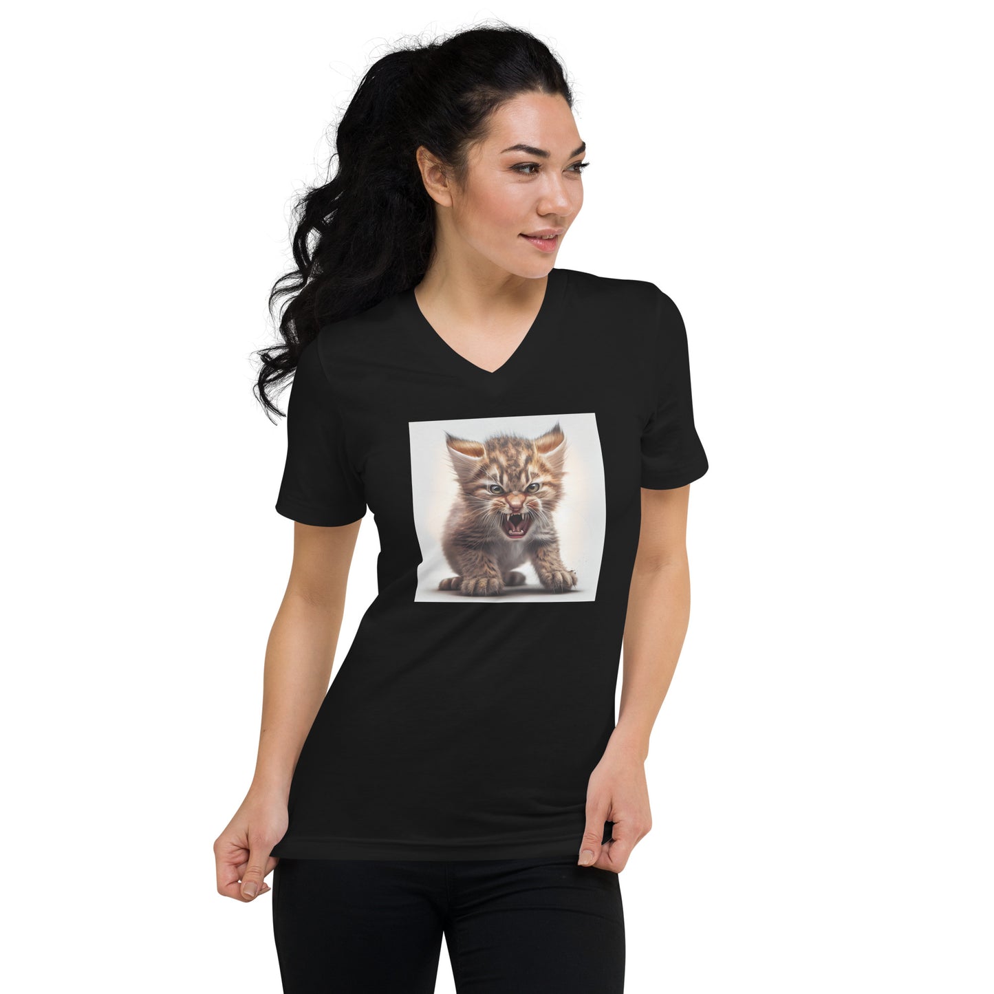 #FIERCE Unisex Short Sleeve V-Neck T-Shirt