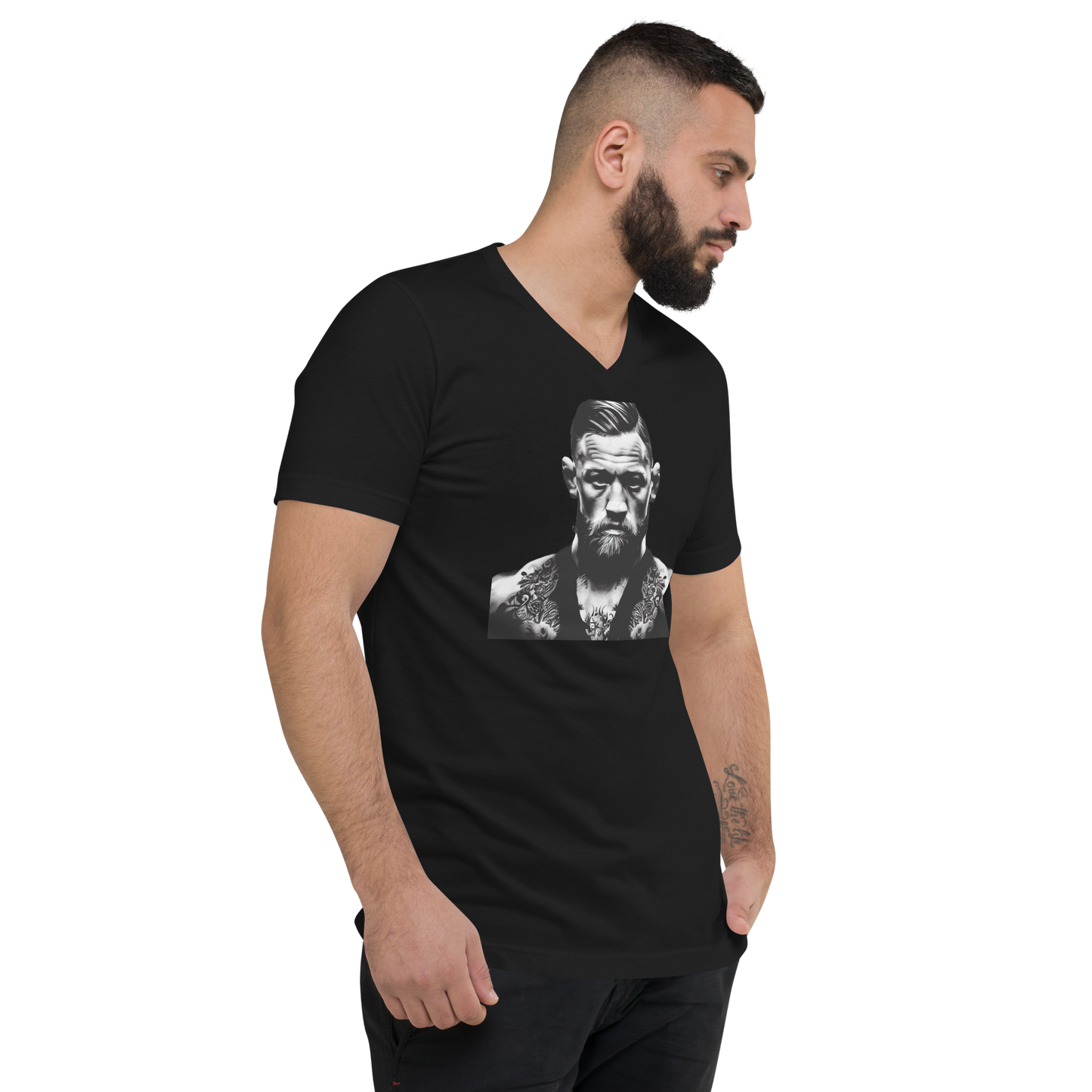 Gothic Conor McGregor Unisex Short Sleeve V-Neck T-Shirt