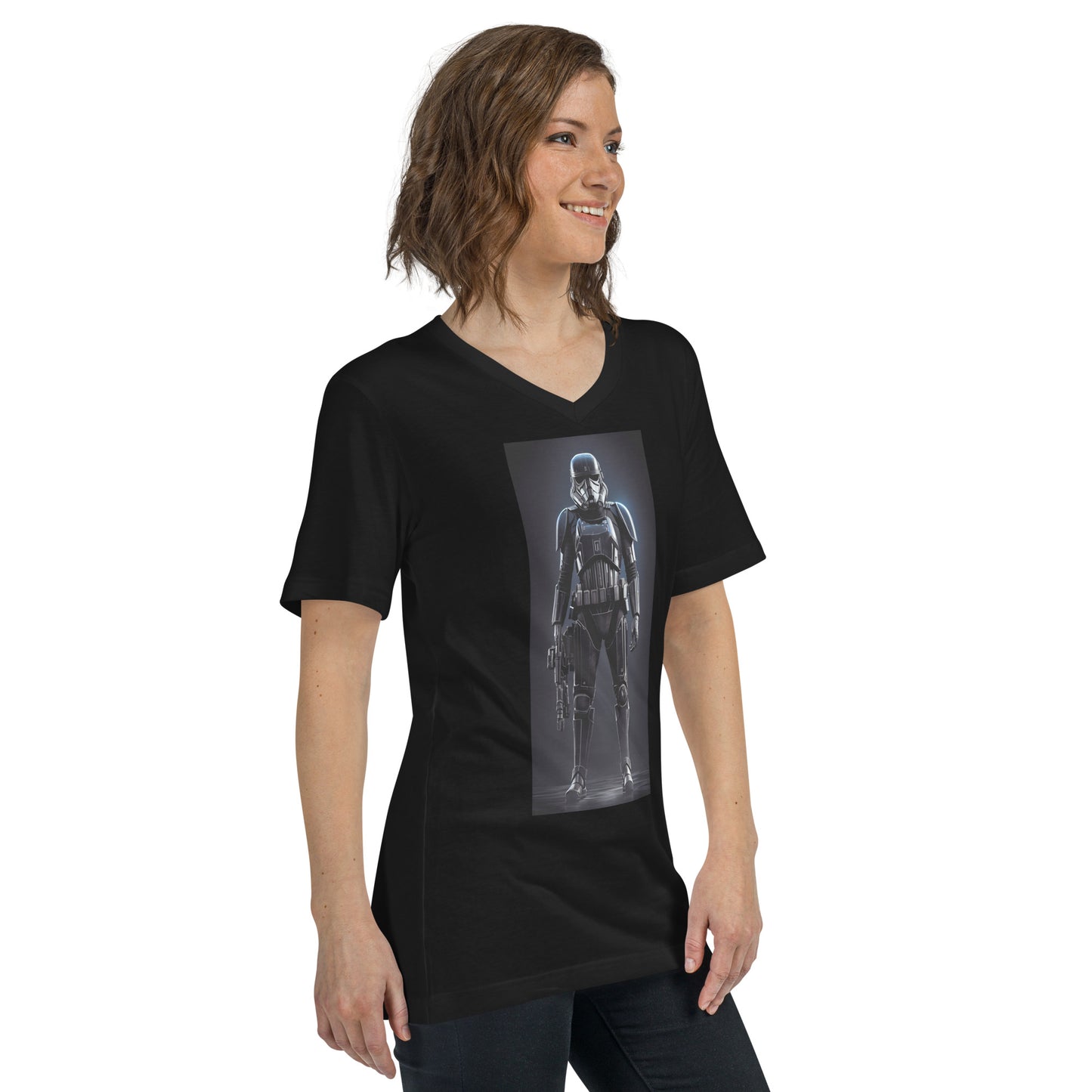 Death Trooper Unisex Short Sleeve V-Neck T-Shirt