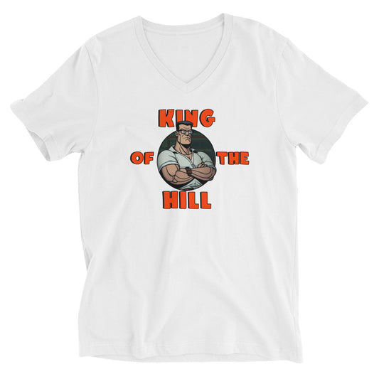 King of the Hill V2 Unisex Short Sleeve V-Neck T-Shirt