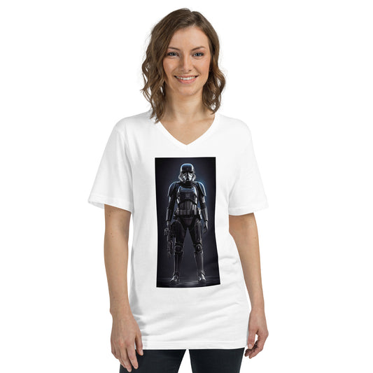 Death Trooper Unisex Short Sleeve V-Neck T-Shirt