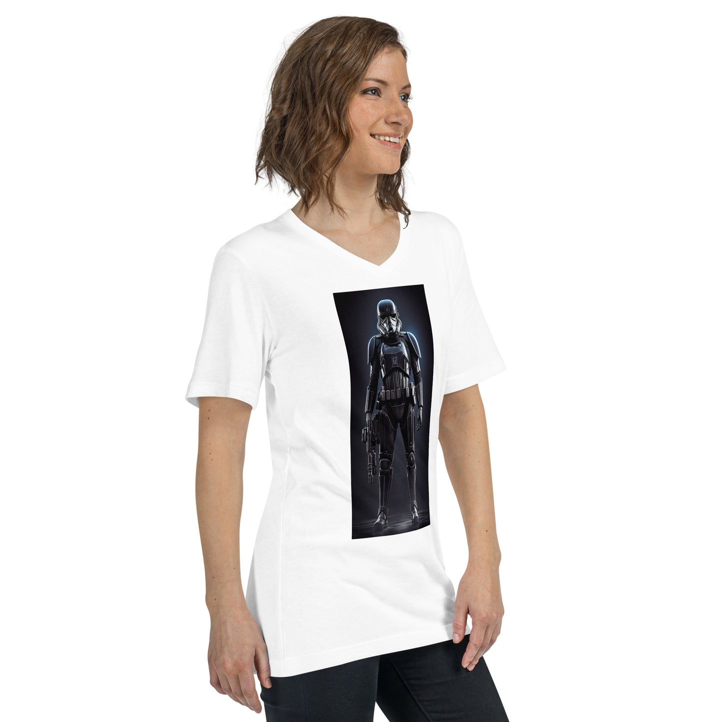 Death Trooper Unisex Short Sleeve V-Neck T-Shirt