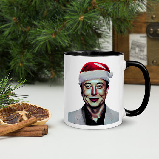 Santa Musk Mug with Color Inside