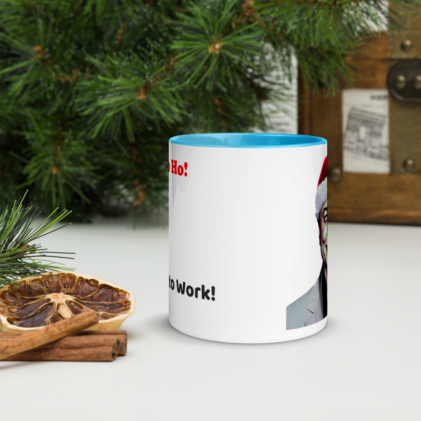 Santa Musk Mug with Color Inside