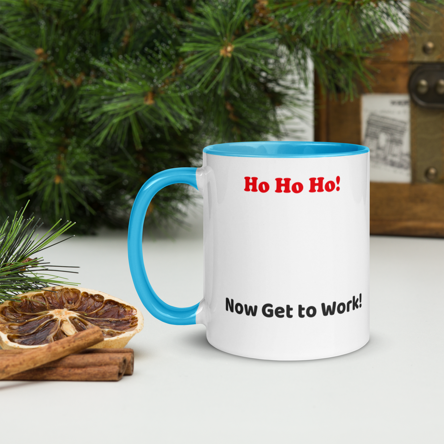 Santa Musk Mug with Color Inside