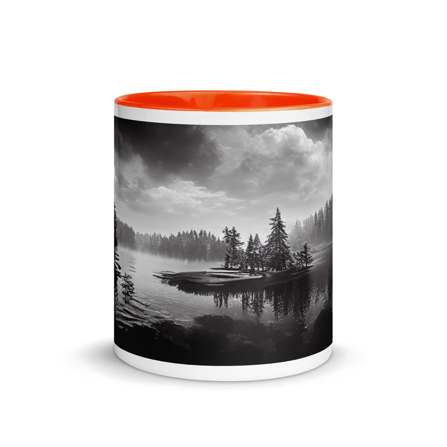 Northern Lake Mug with Color Inside