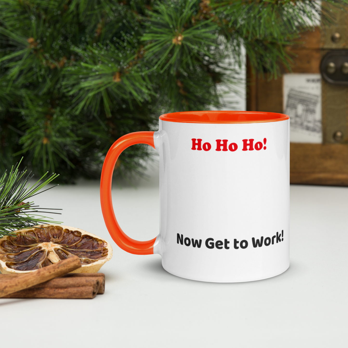 Santa Musk Mug with Color Inside