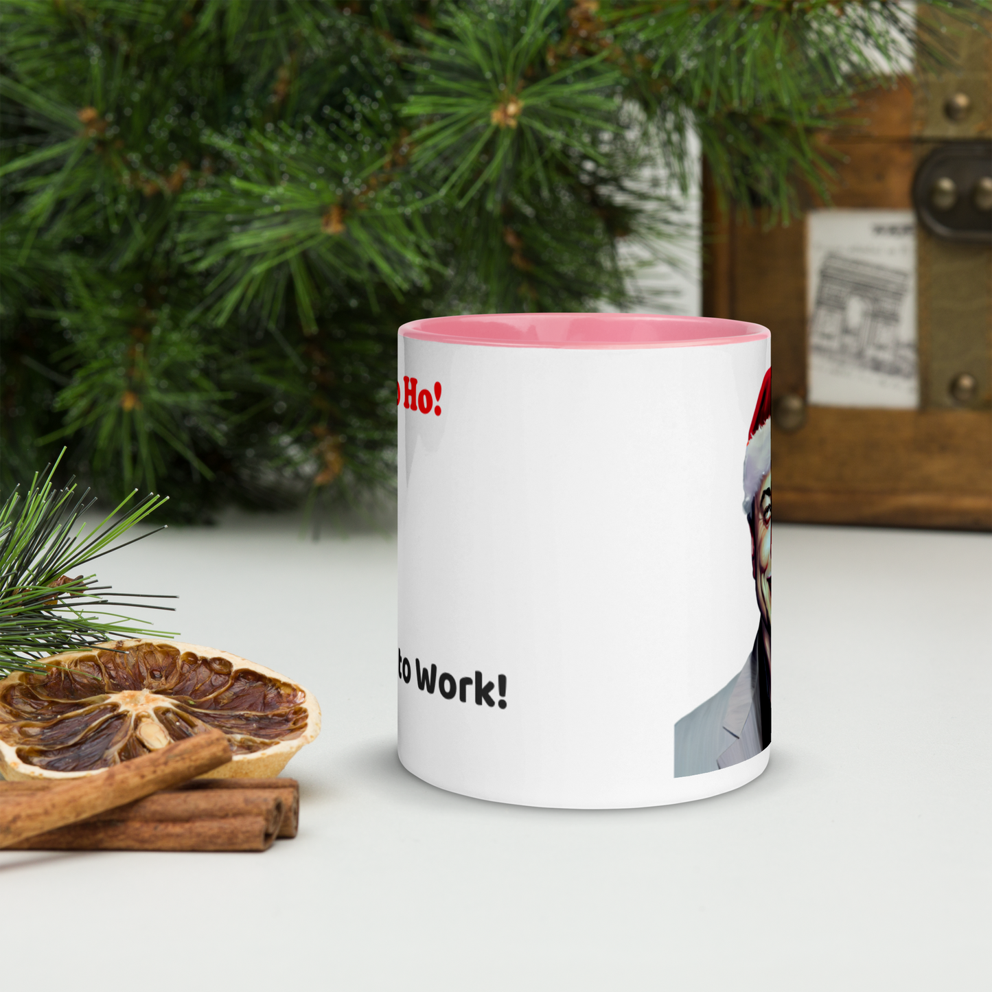 Santa Musk Mug with Color Inside