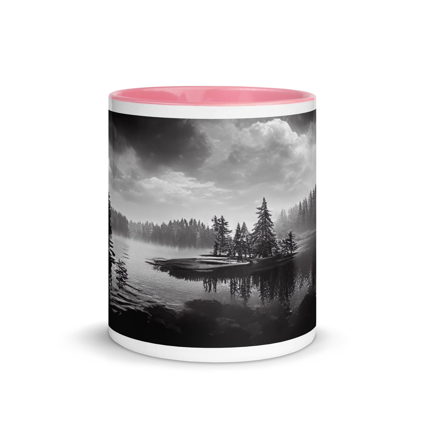 Northern Lake Mug with Color Inside