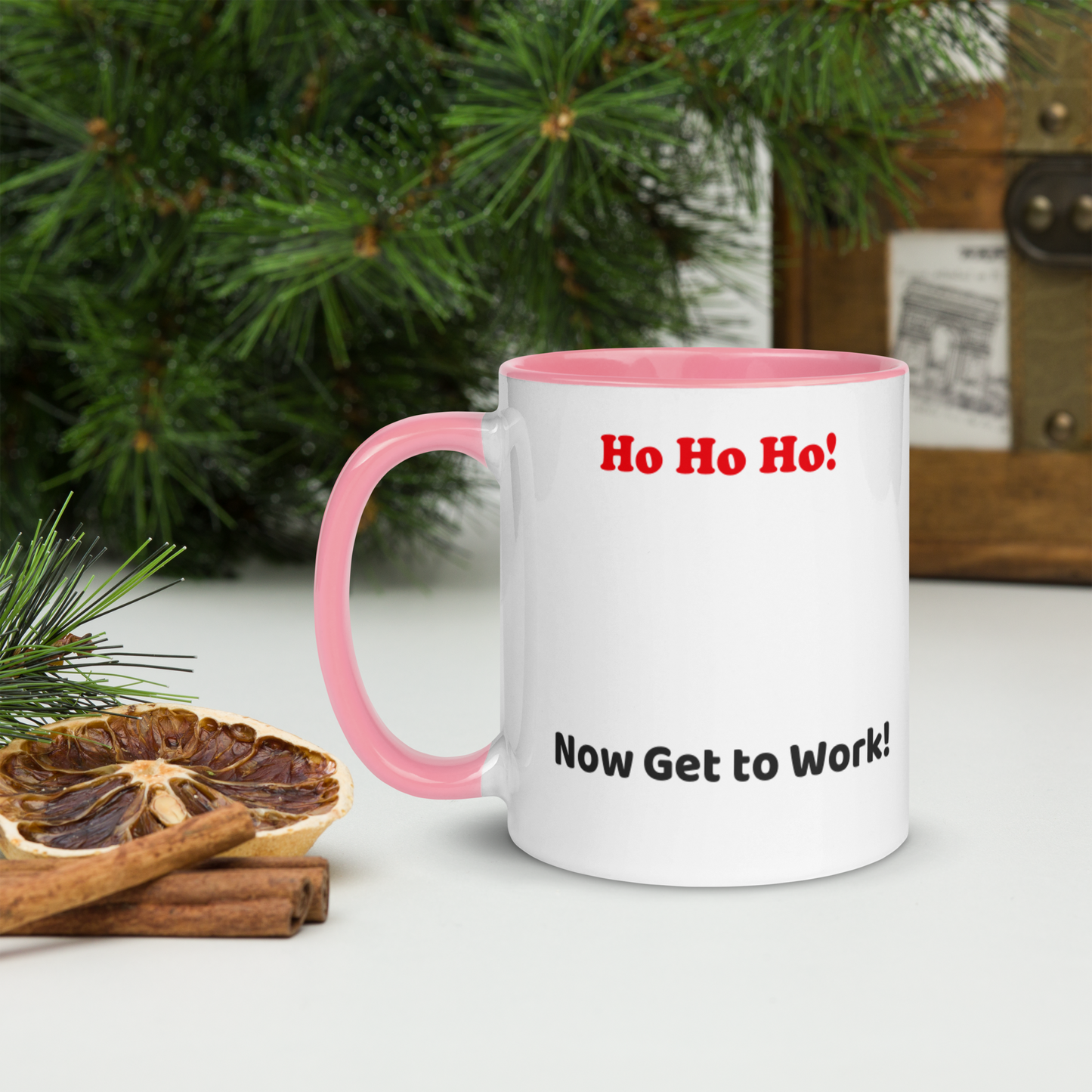 Santa Musk Mug with Color Inside