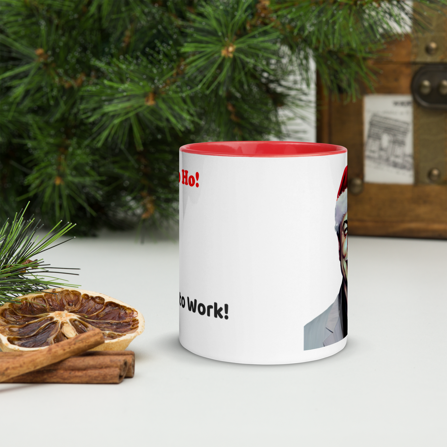 Santa Musk Mug with Color Inside