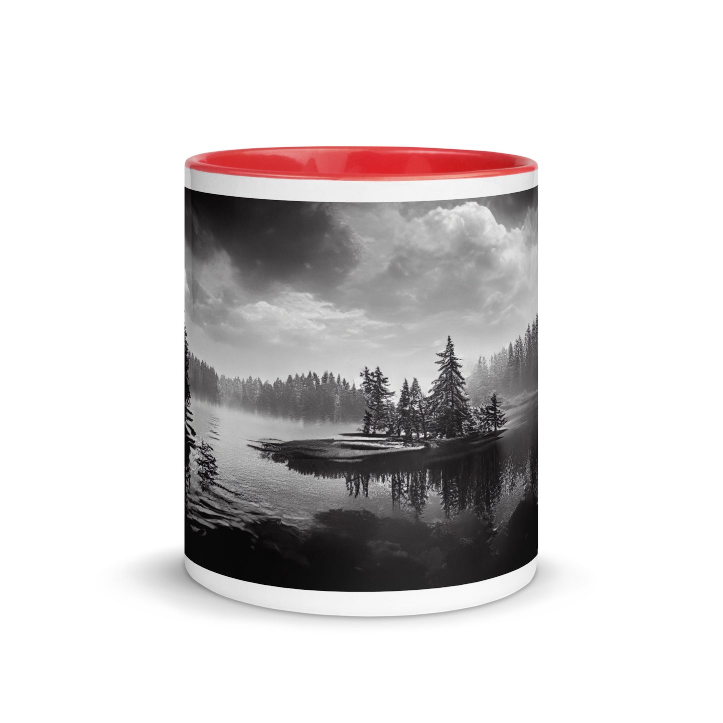 Northern Lake Mug with Color Inside
