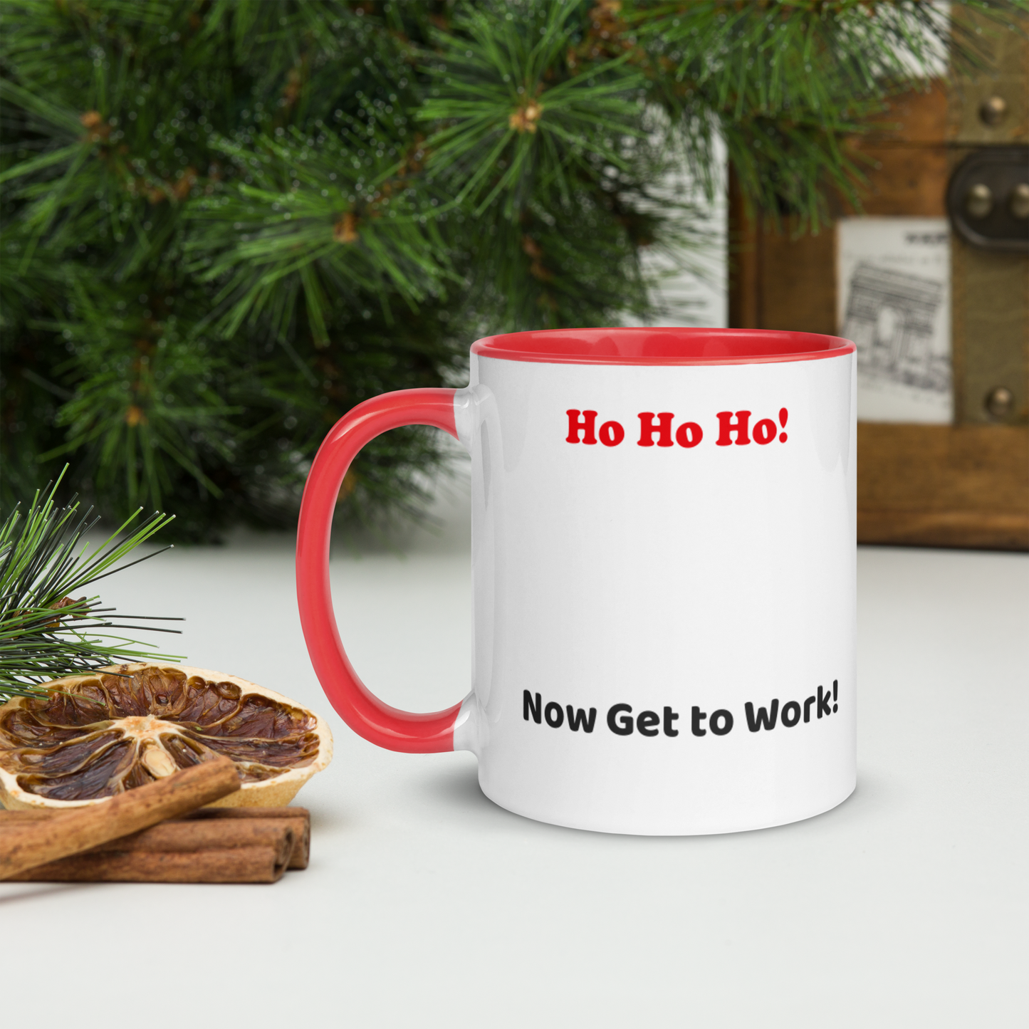 Santa Musk Mug with Color Inside