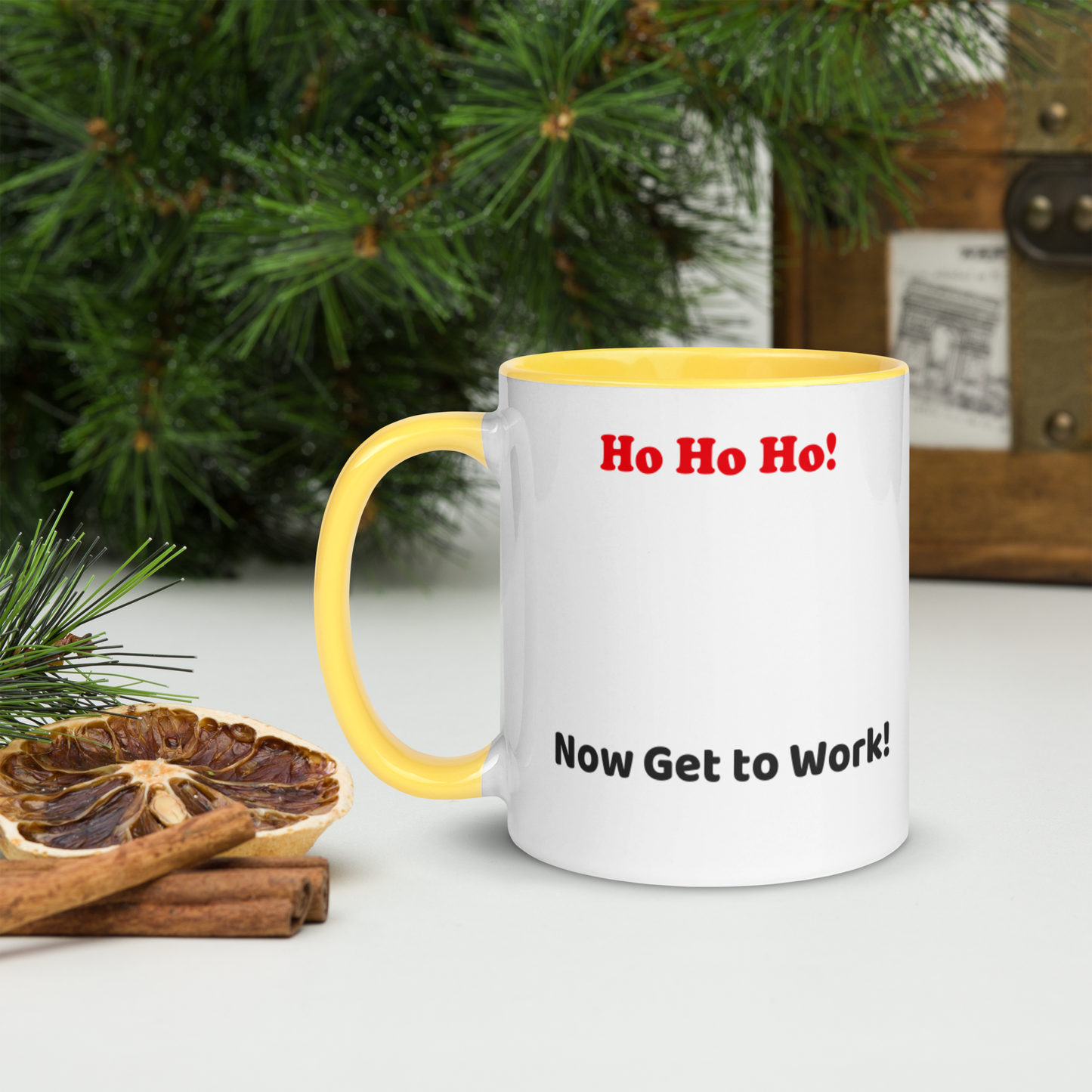 Santa Musk Mug with Color Inside